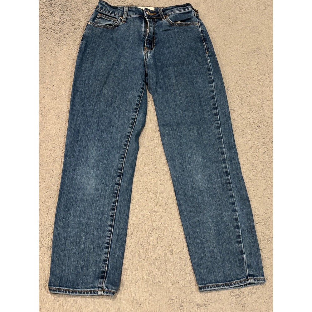 PacSun Mom Jeans Medium Wash High Waisted Denim Blue Size 24 RN 090233